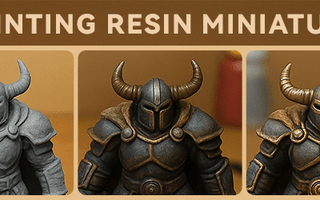 How to Paint Resin Miniatures - PioCreat 3D Store